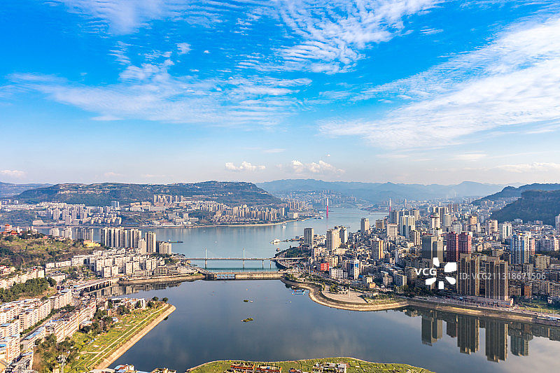 重庆万州全景图片素材