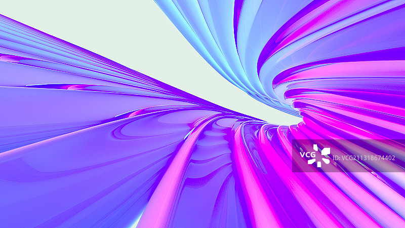 三维渲染的彩色渐变流体壁纸图片素材