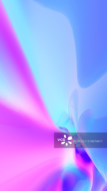 三维渲染的彩色渐变流体壁纸图片素材