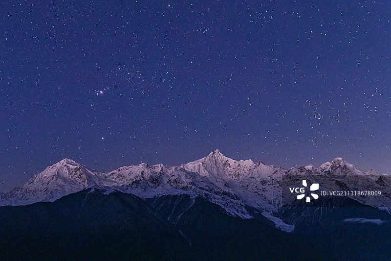 南迪庆：梅里雪山图片素材