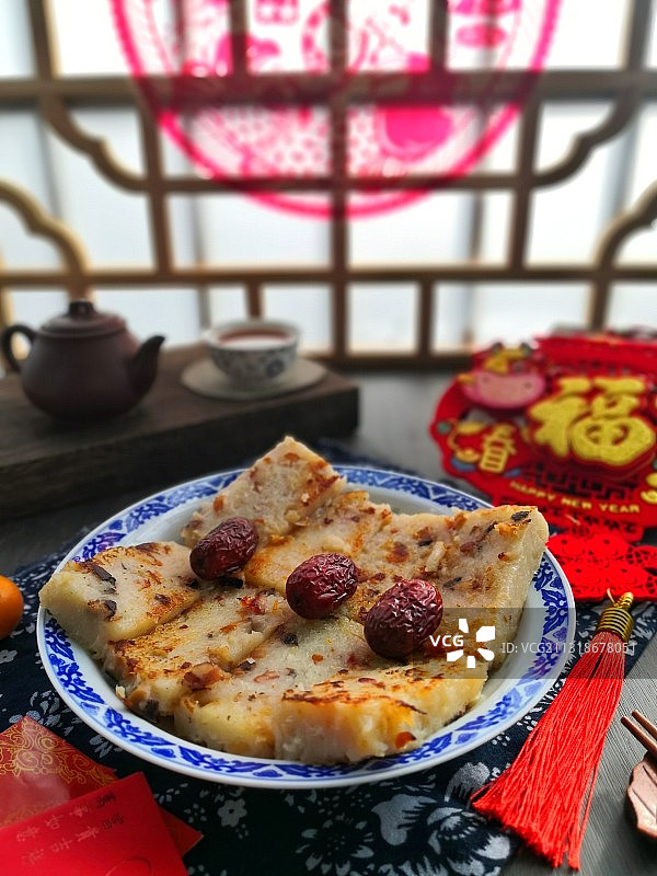 年味～香煎萝卜糕图片素材