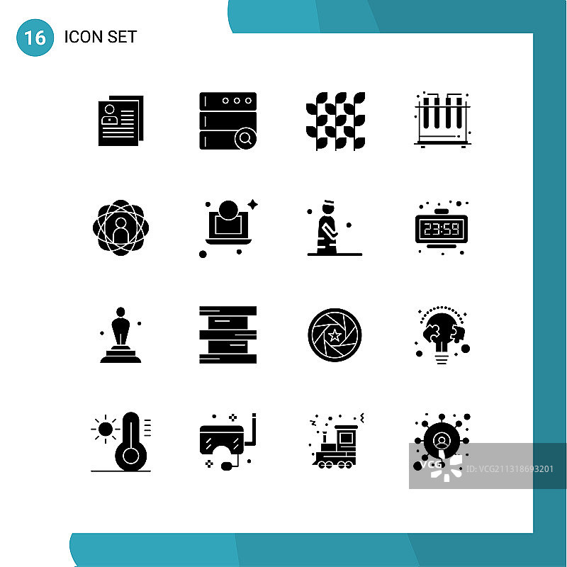 主题立体符号和可编辑符号的16种图片素材