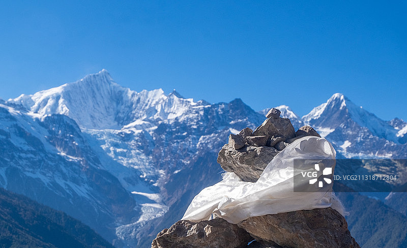 梅里哈达图片素材