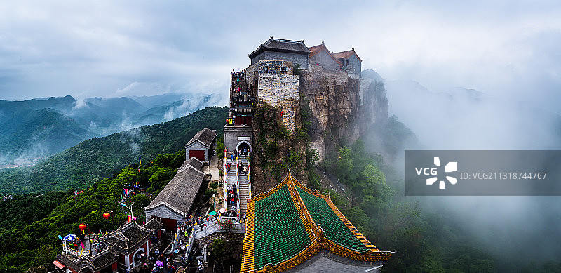 丫髻云雾图片素材