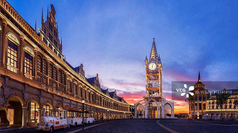 青岛红树林度假世界德国小镇图片素材