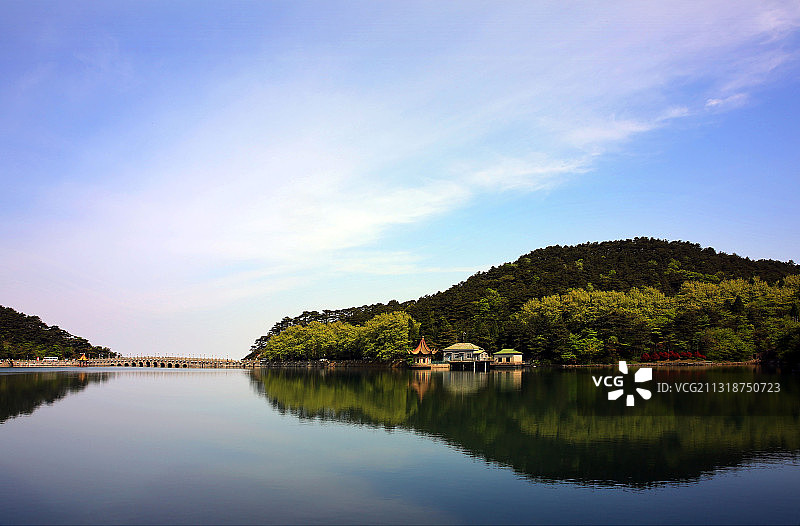 庐山芦林湖图片素材