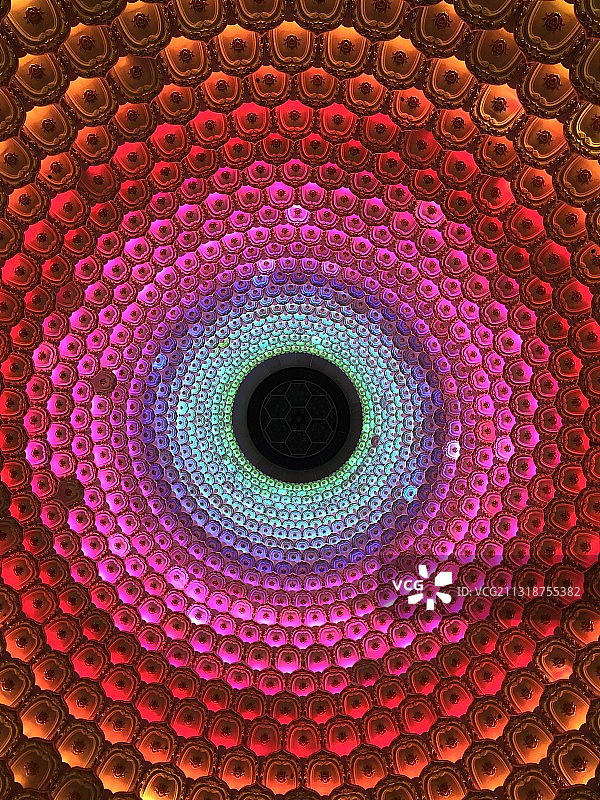 灵山梵宫表演厅灯光图片素材