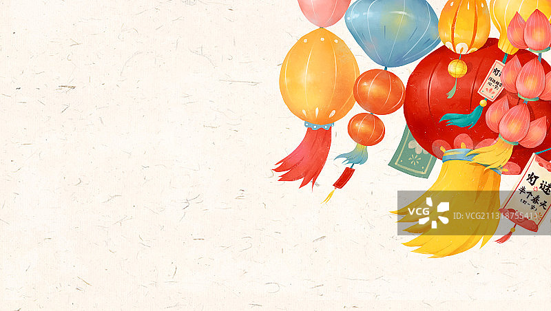 正月十五元宵节闹元宵图片素材