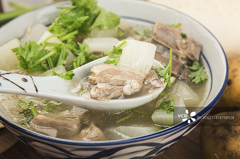 萝卜羊肉汤图片素材