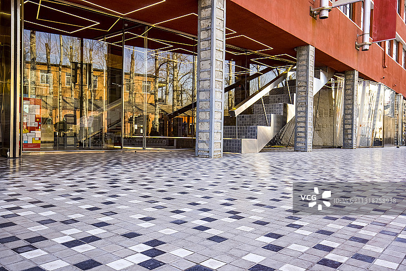 汽车广告背景图 都市风光 户外 著名景点图片素材