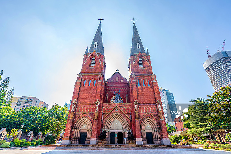 中国上海徐家汇天主教堂图片素材