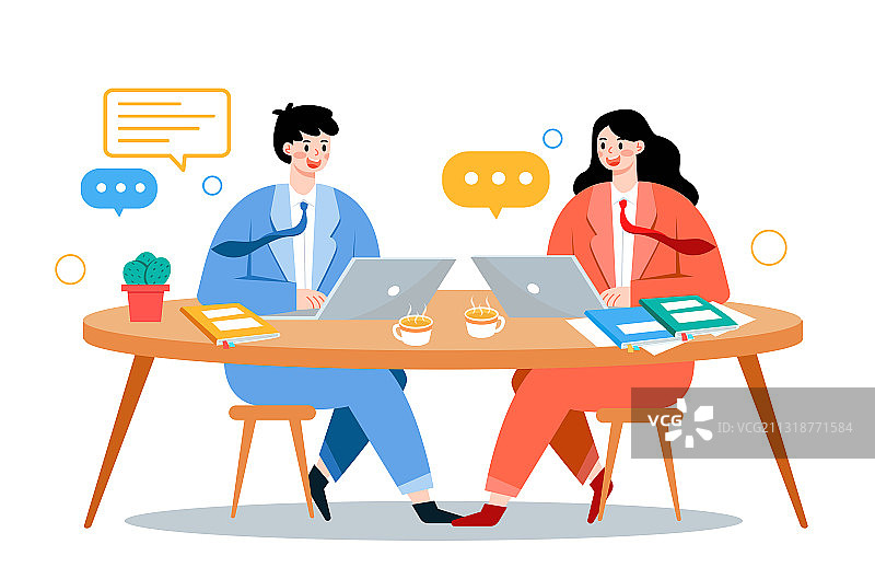 职场商务人员办公室环境图片素材