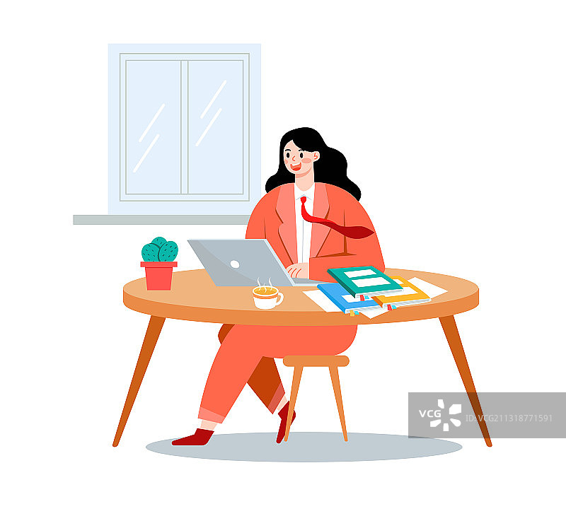 职场商务女性办公室环境图片素材