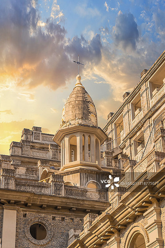 古德寺，隐藏在武汉闹市的一隅清静图片素材