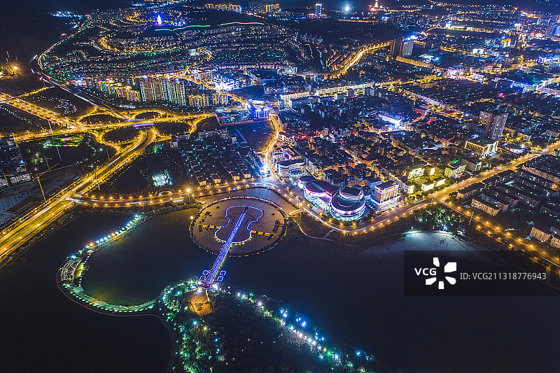云南省玉溪市城市风光图片素材