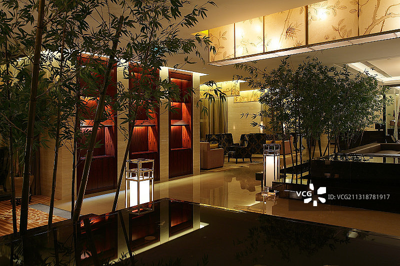 星级酒店大厅图片素材