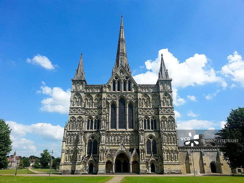 索尔兹伯里大教堂图片素材