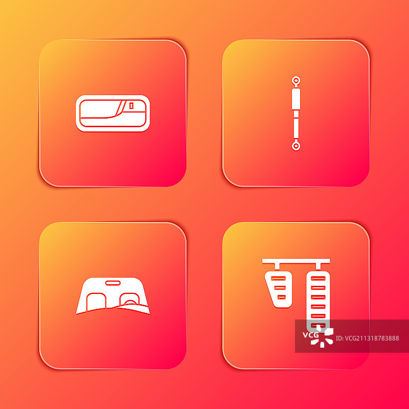 汽车门把手减震器挡风玻璃图片素材