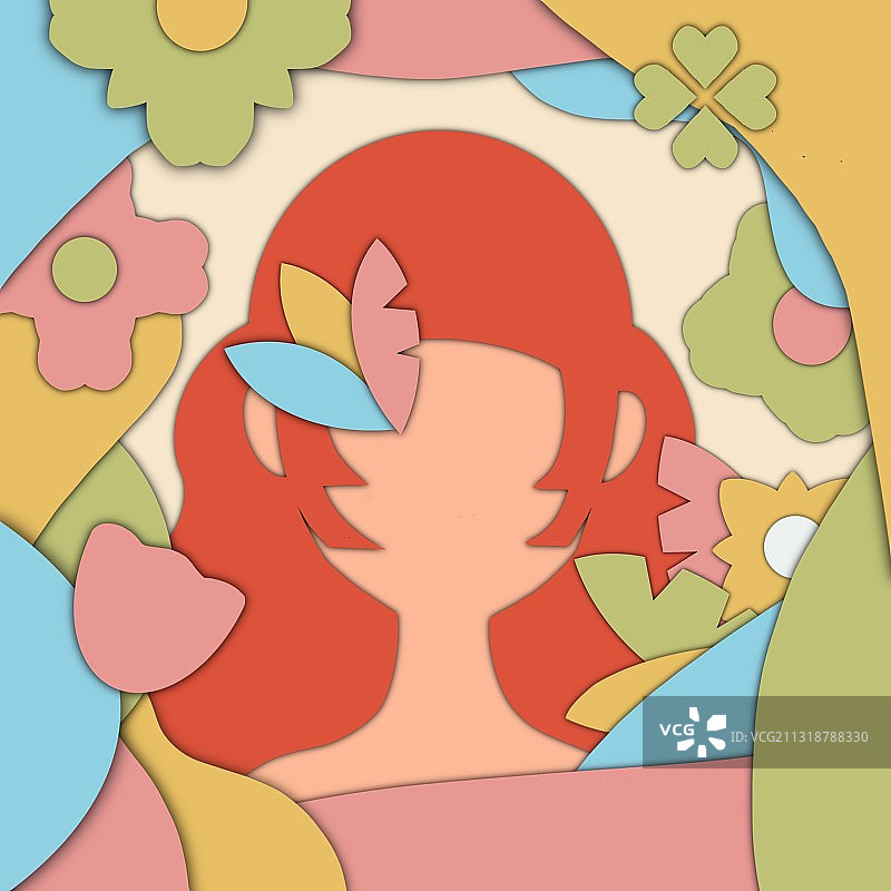 花卉人物图片素材