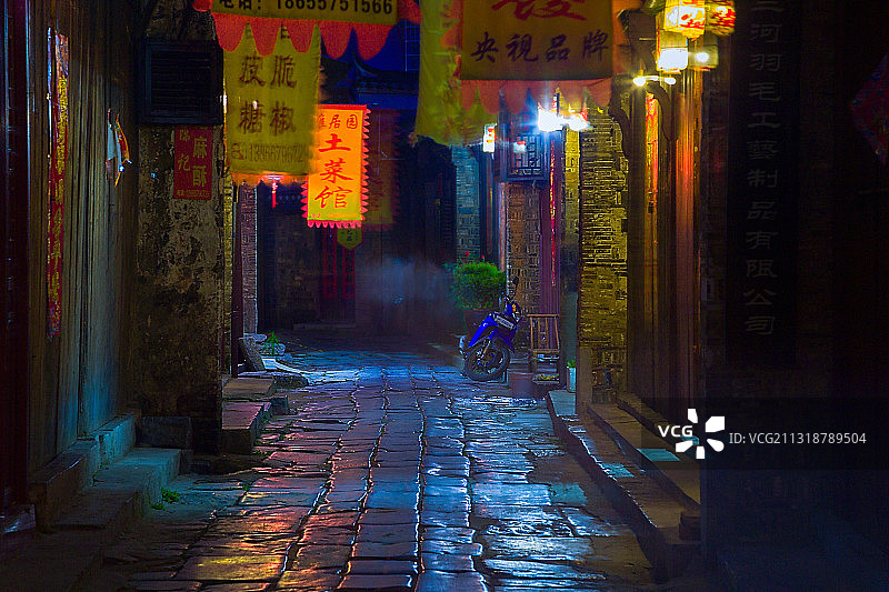 安徽省合肥市肥西县三河古镇风光图片素材