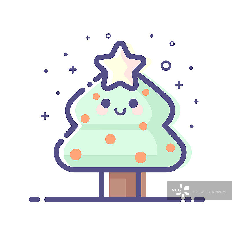 mbe风圣诞小元素图片素材