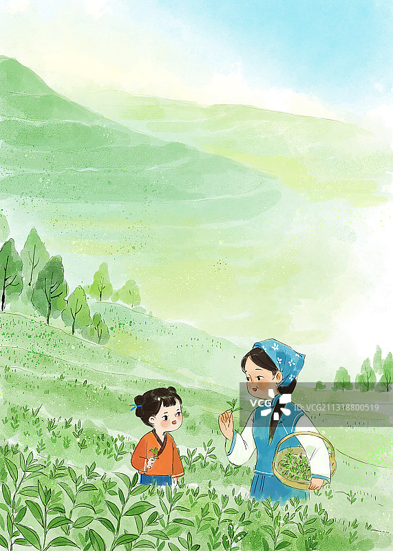 二十四节气之谷雨图片素材