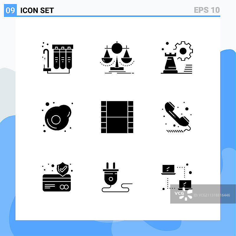 现代简约电影胶片图标图片素材