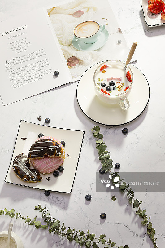 甜品早餐图片素材