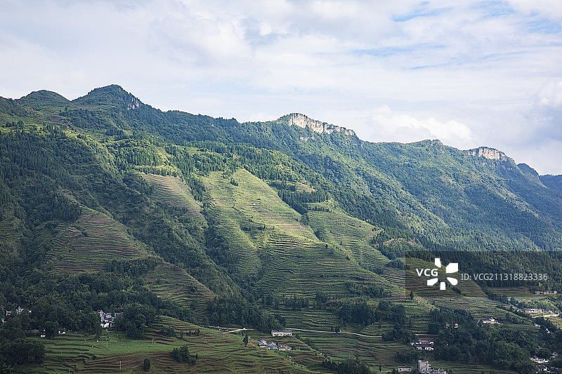 1E8A0481绿水青山--高山坡地2018.4盘州市S图片素材