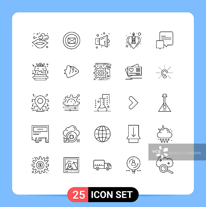 用户界面线装现代标识和图片素材