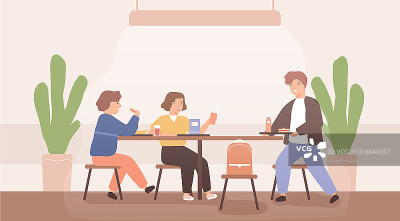 青少年一起消磨时光图片素材