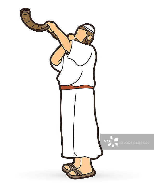 犹太号角图片素材