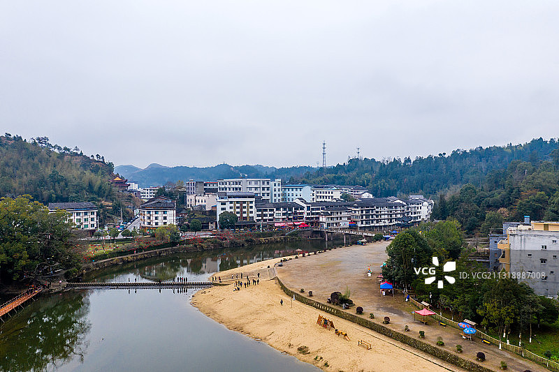 温州市泰顺县泗溪廊桥图片素材