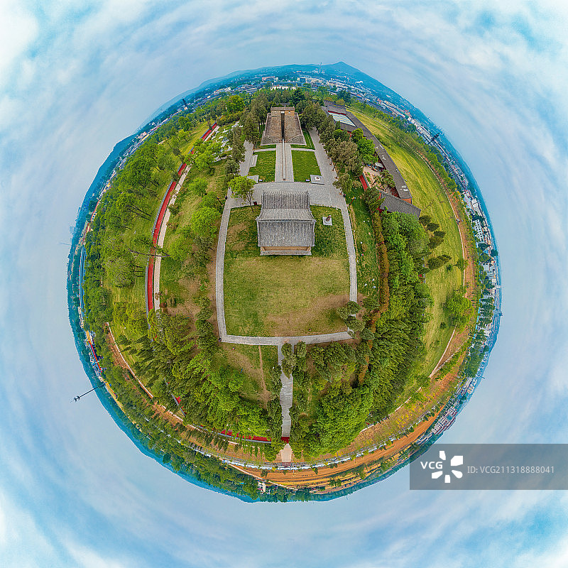 登封观星台360全景图片素材