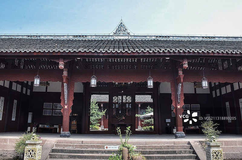 重庆潼南双江古镇 兴隆街大院图片素材