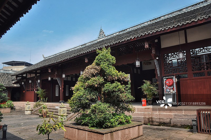 重庆潼南双江古镇 兴隆街大院图片素材