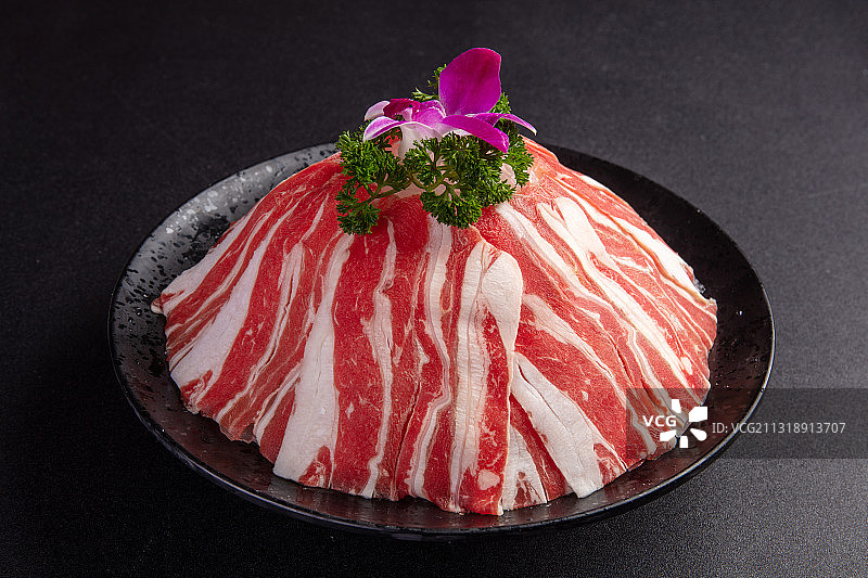火锅菜肥牛肉图片素材