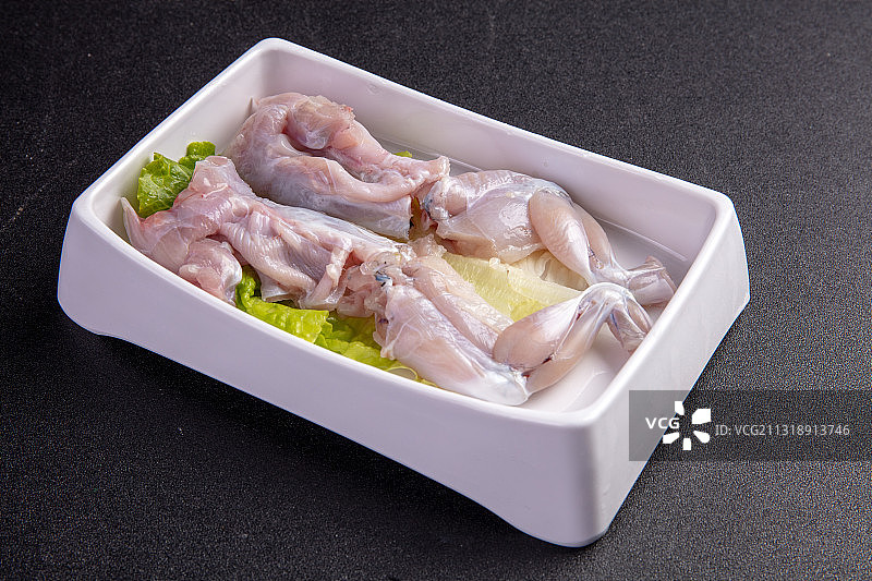 火锅菜牛蛙图片素材