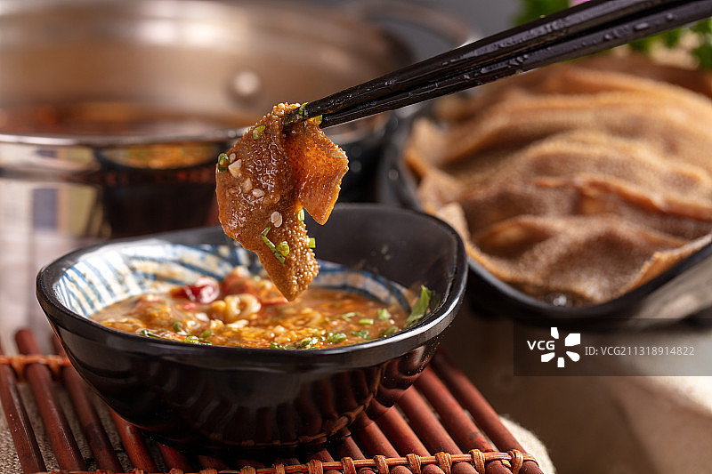 火锅菜毛肚千层肚图片素材