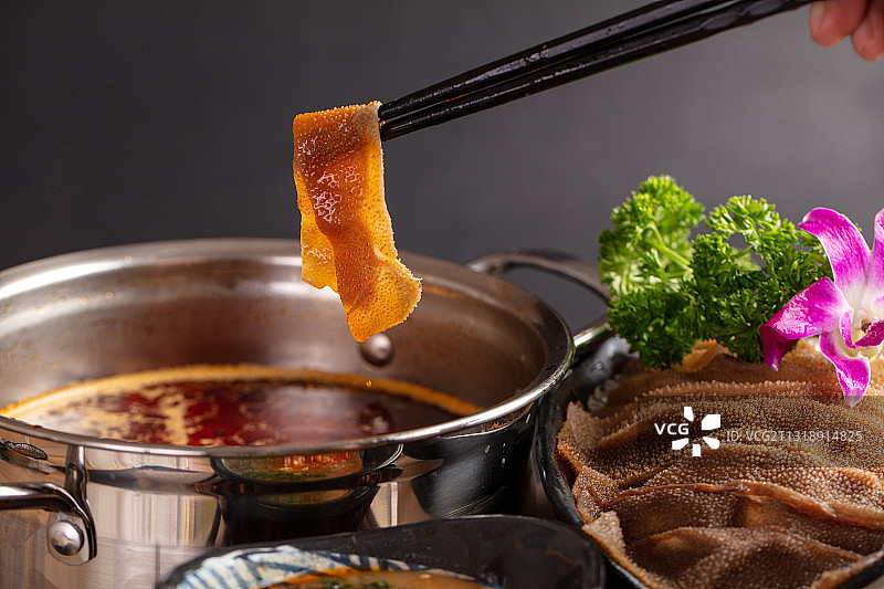 火锅菜毛肚千层肚图片素材