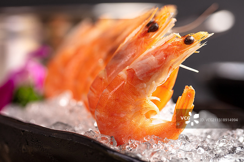 火锅菜基围虾图片素材