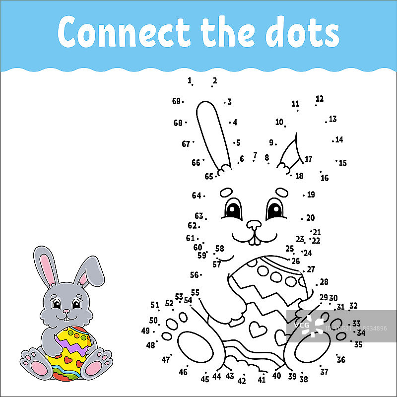 儿童连线游戏图片素材