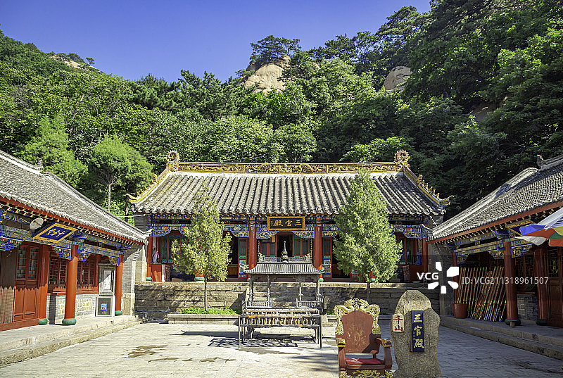 千山风景区无量观图片素材