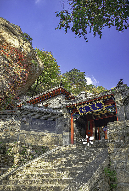 千山风景区无量观图片素材