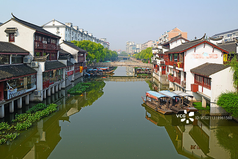上海市闵行区七宝古镇七宝老街风景图片素材