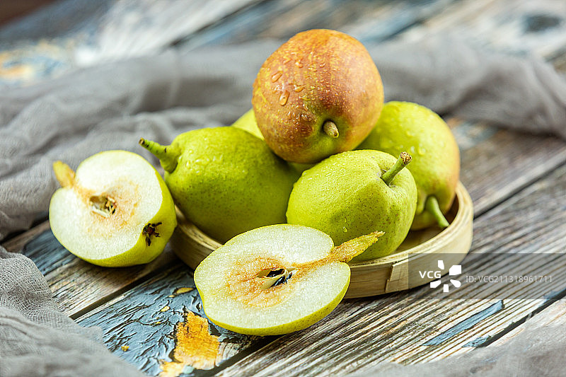 库尔勒香梨水果静物摄影作品图片素材