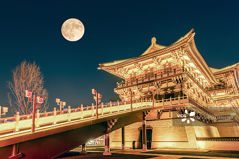 今宵月兒圓图片素材