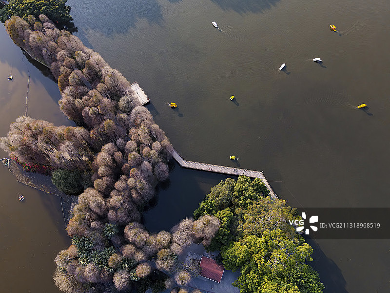 广州.流花湖.白宫图片素材