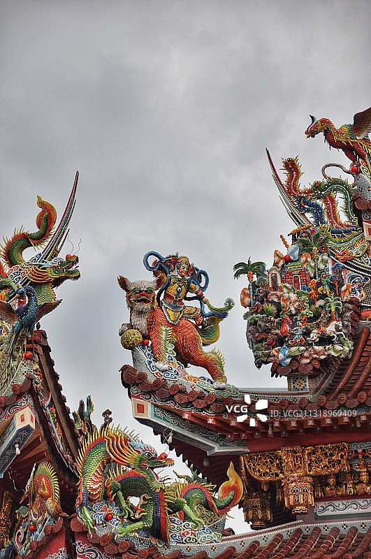 台南佳里子龙庙 永昌宫图片素材