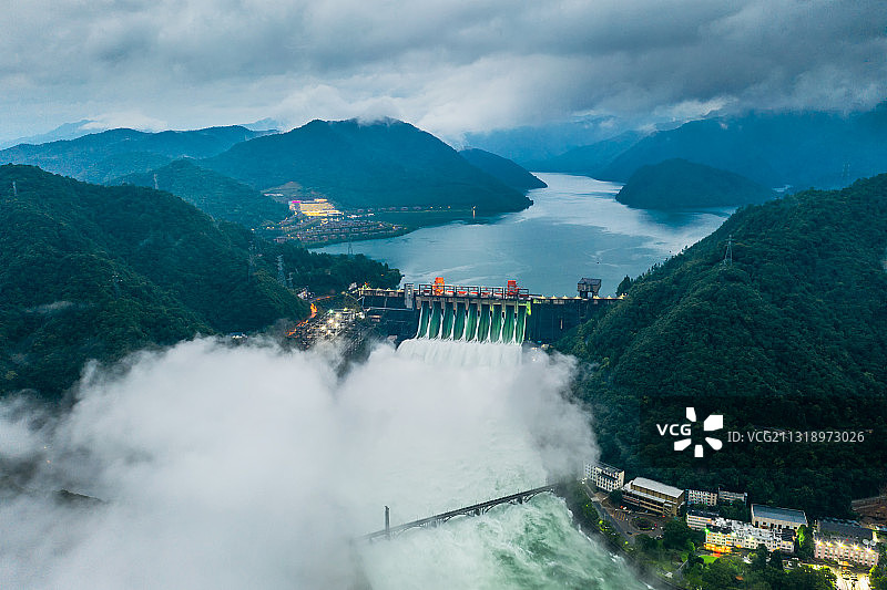 建德新安江水电站图片素材
